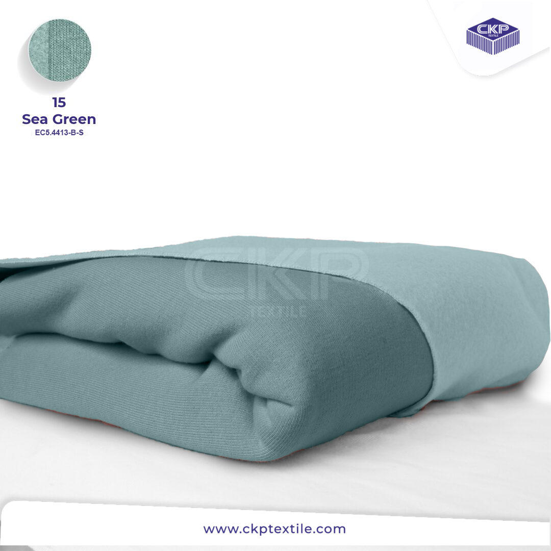 French Terry Fugo – Sea Green (15)