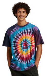 Tie-Dye kaos bekas